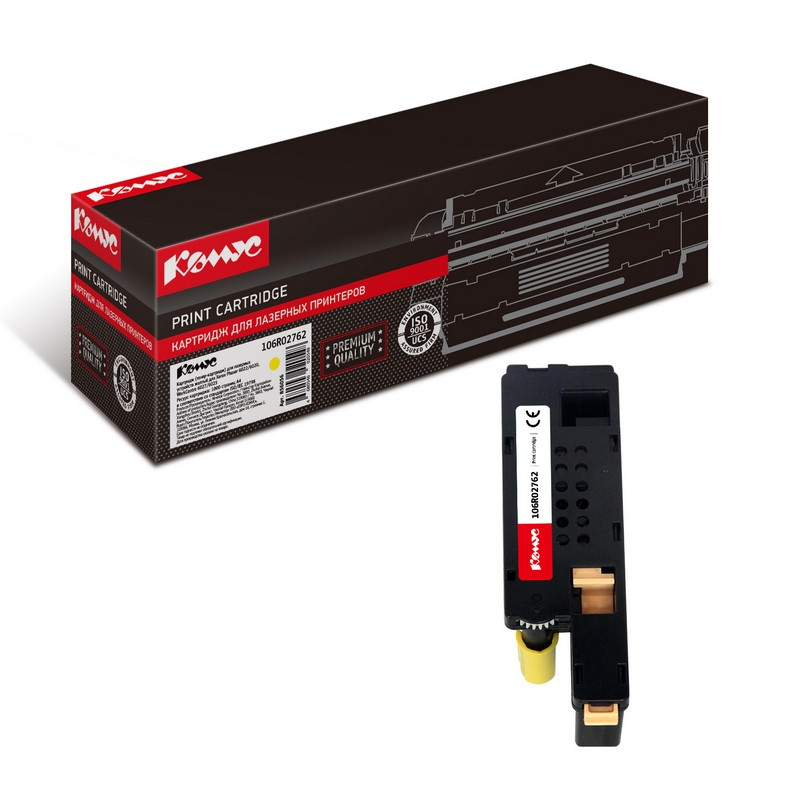 Картридж лазерный Комус 106R02762 жел. для Xerox 6020/6022/6025 856056