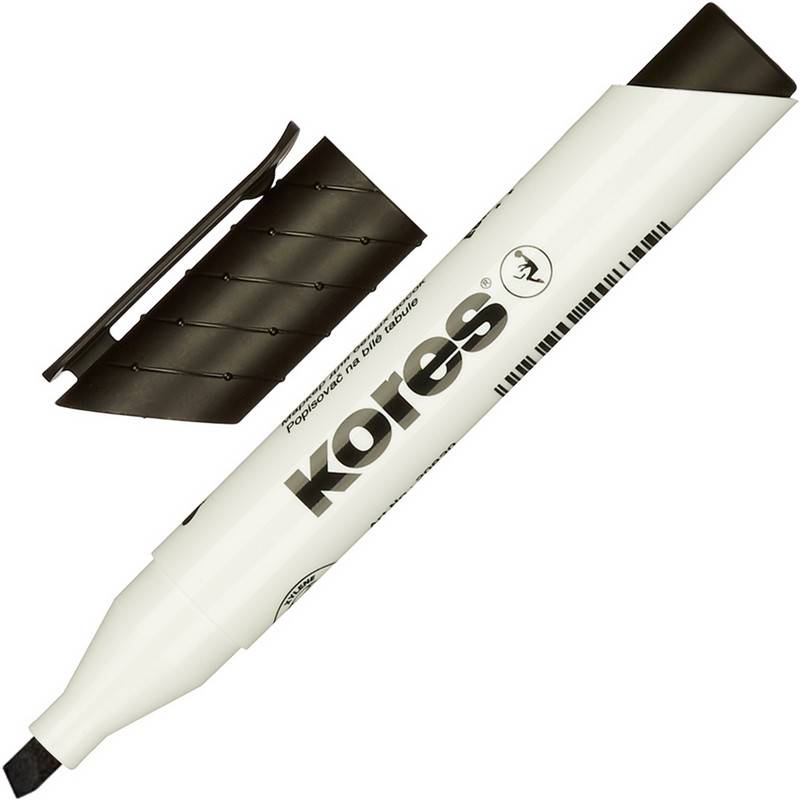 Маркер для досок Kores 20850 черный (толщина линии 3-5 мм) 867783