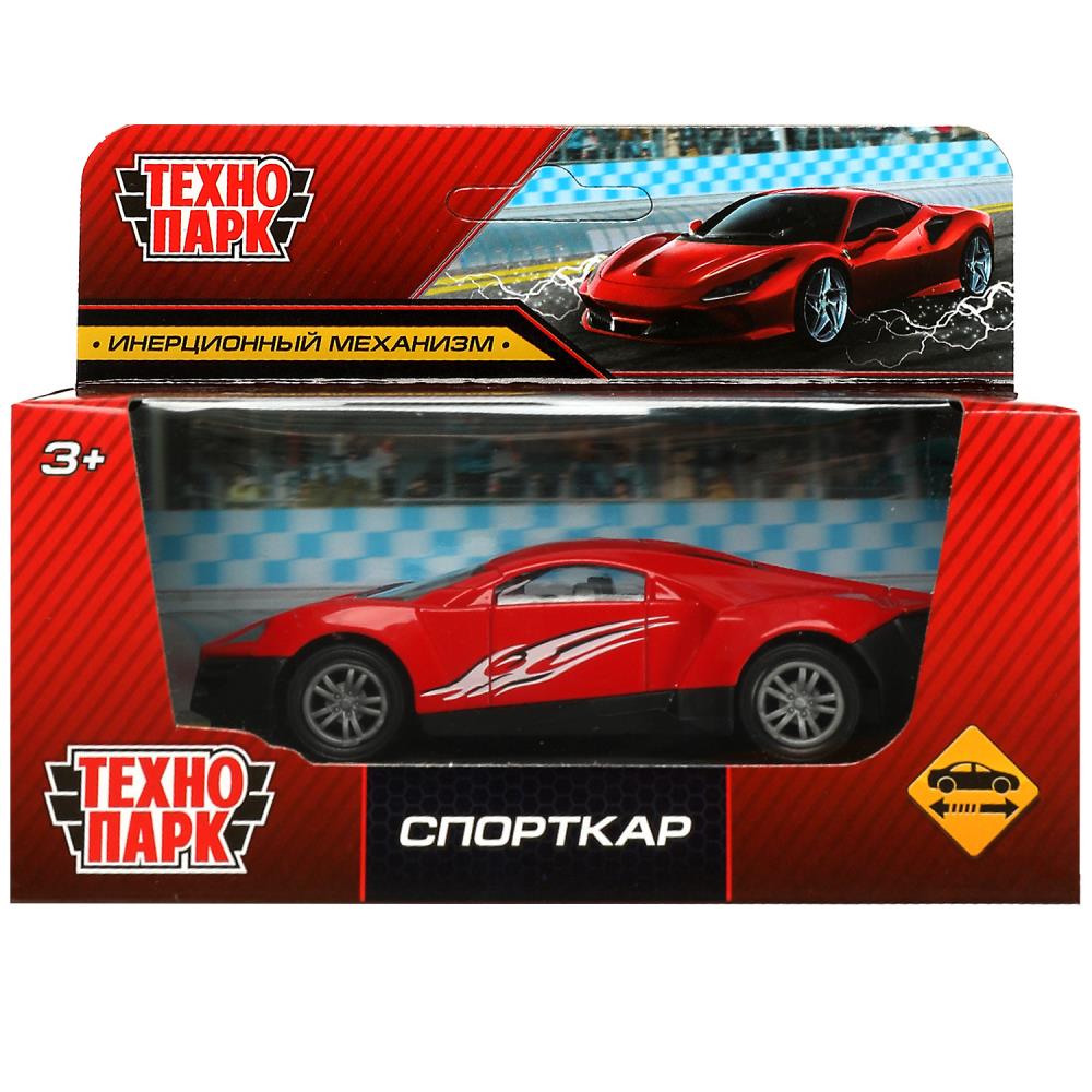 Машина Спорткар, металлическая, 10,5 см. Технопарк 2107C047-R