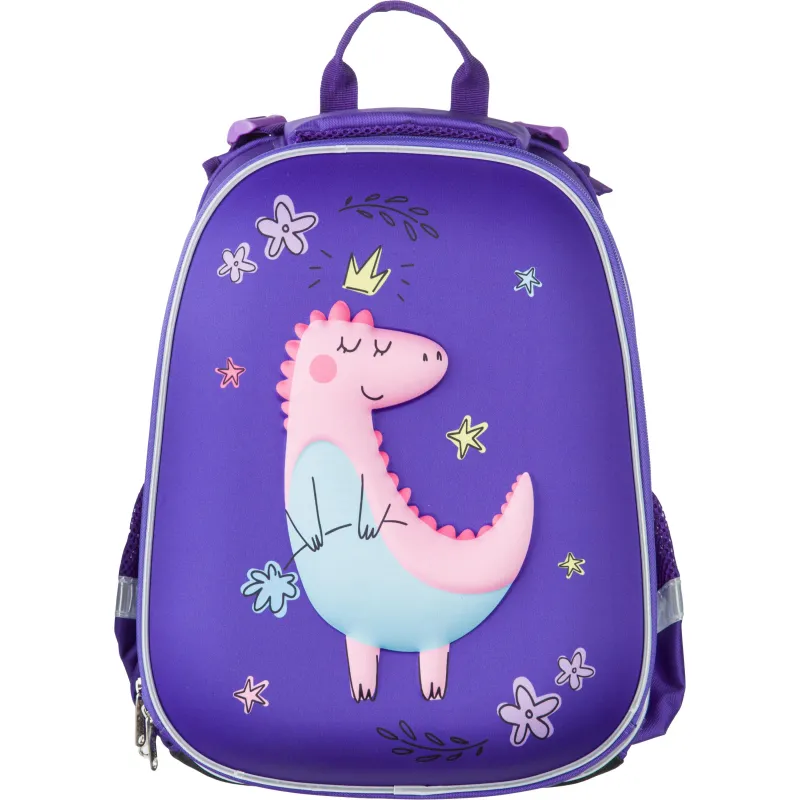 Ранец  3D Dino princess, 2 отд. эргоном. спинка Комус Класс 1712620