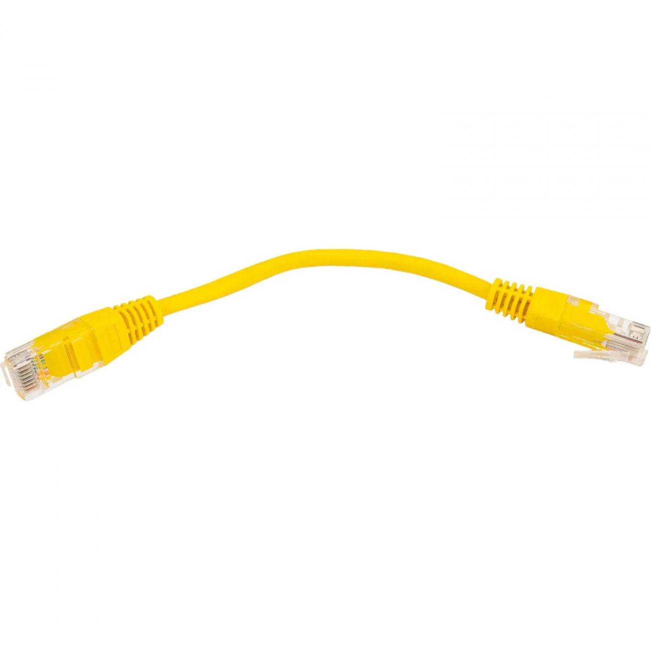 Патч-корд TWT TWT-45-45-0.15-YL UTP кат.5e, 0.15 м, желтый 2125712