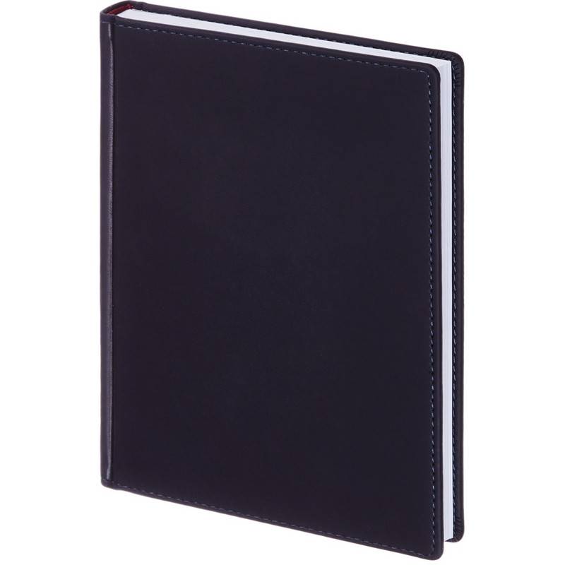 Ежедневник недатир. Альт Velvet искусс. кожа Soft Touch A5+ 136 л. синий (146х206 мм) 994583