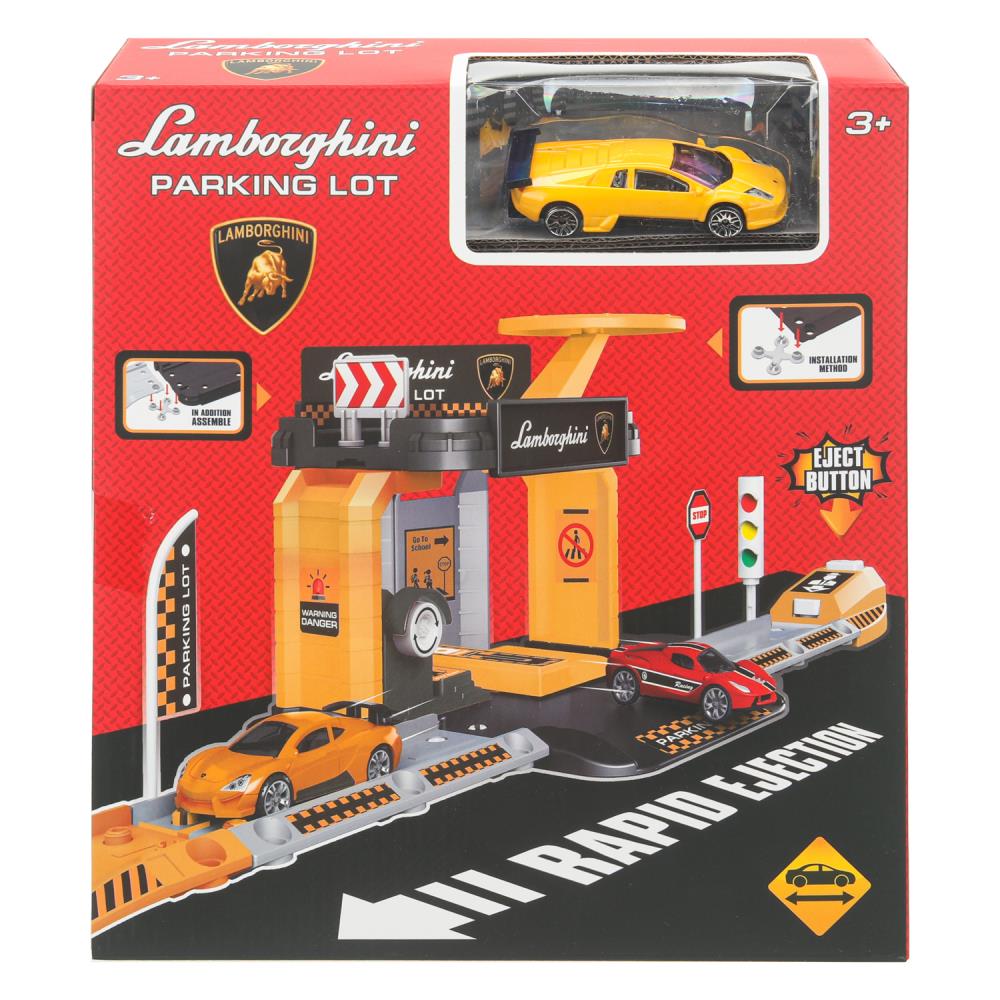 Игрушка парковка +1 машинка, Ламборгини PARKING-LAMB