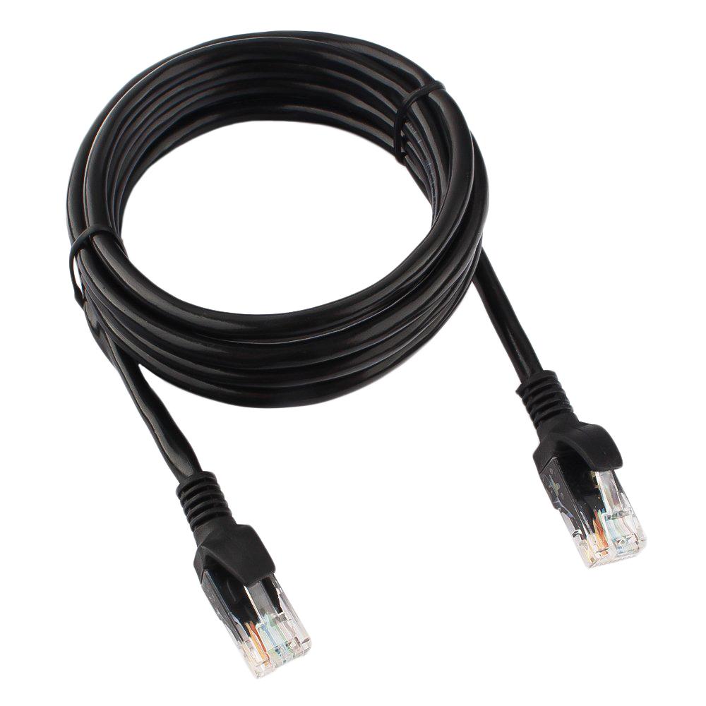 Патч-корд UTP Cablexpert PP12-2M/BK кат.5e, 2м, чёрный 1124741