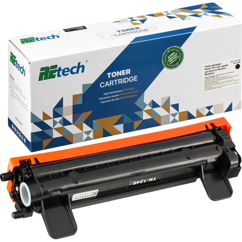 Тонер-картридж Retech TK-1248 чер. для Kyocera MA2001/MA2001w 2167550