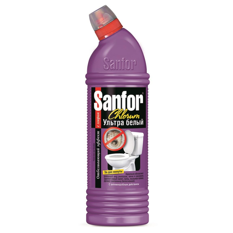 Средство д/сантехники Sanfor Chlorum 750гр Санфор 1581370 1880