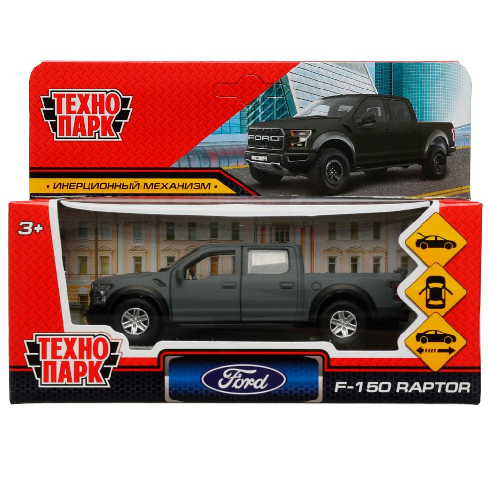 Машина металл Форд F150 Раптор Софт, 12 см. серый Технопарк F150RAP-12FIL-GY