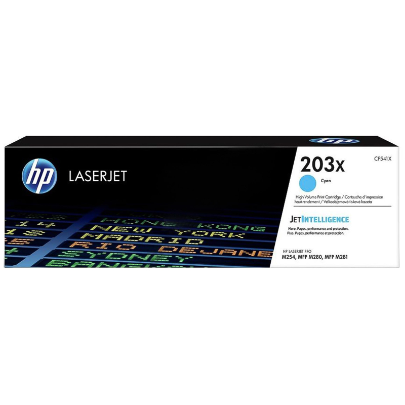 Картридж лазерный HP 203X CF541X гол. для CLJ Pro M254 MFP M280/281 770029