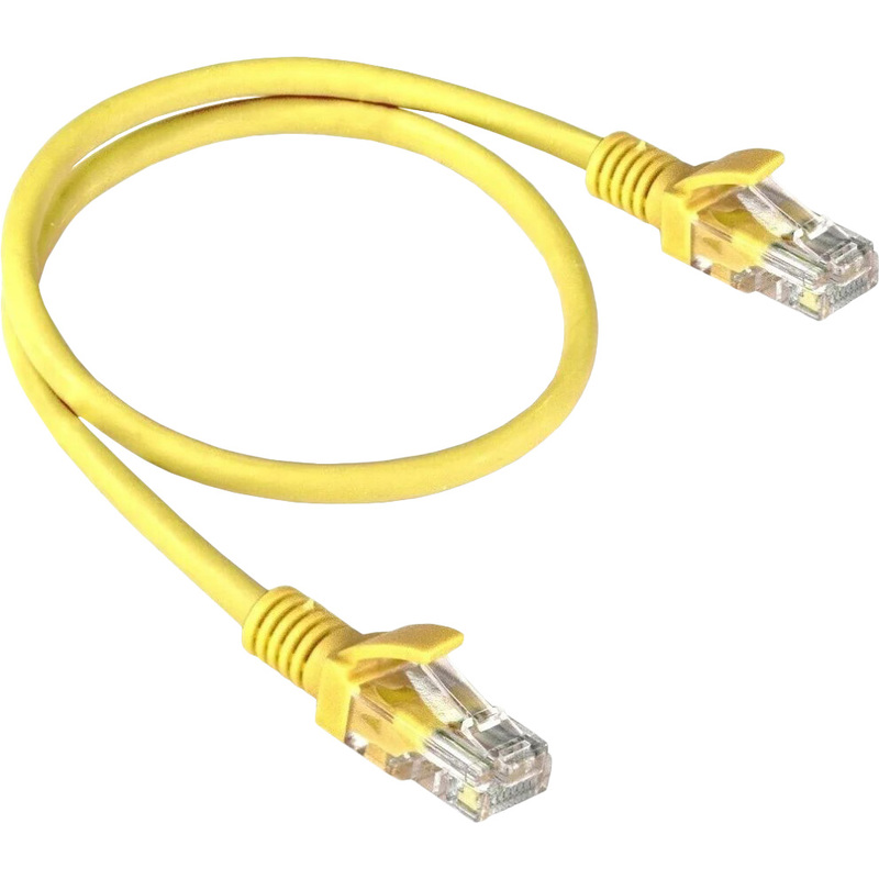 Патч-корд ExeGate UTP-RJ45-RJ45-5e-1,5M-YL, 5e, 1.5м, желтый <EX258668RUS 1469966