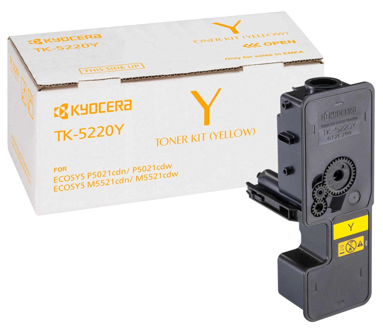 Тонер-картридж Kyocera TK-5220Y жел. для ECOSYS M5521 660627 1T02R9ANL1