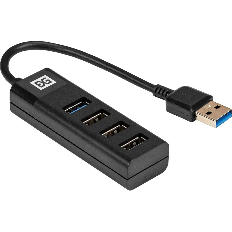 Концентратор USB хаб ExeGate (EX296923RUS) DUB-3213 4-в-1 черн 2185959