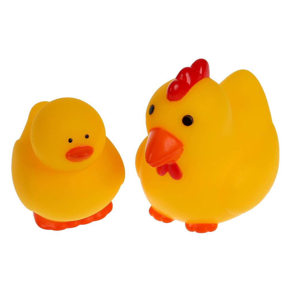 Игрушка для ванны курочка и петушок Играем Вместе LXB107_165_MOM-1