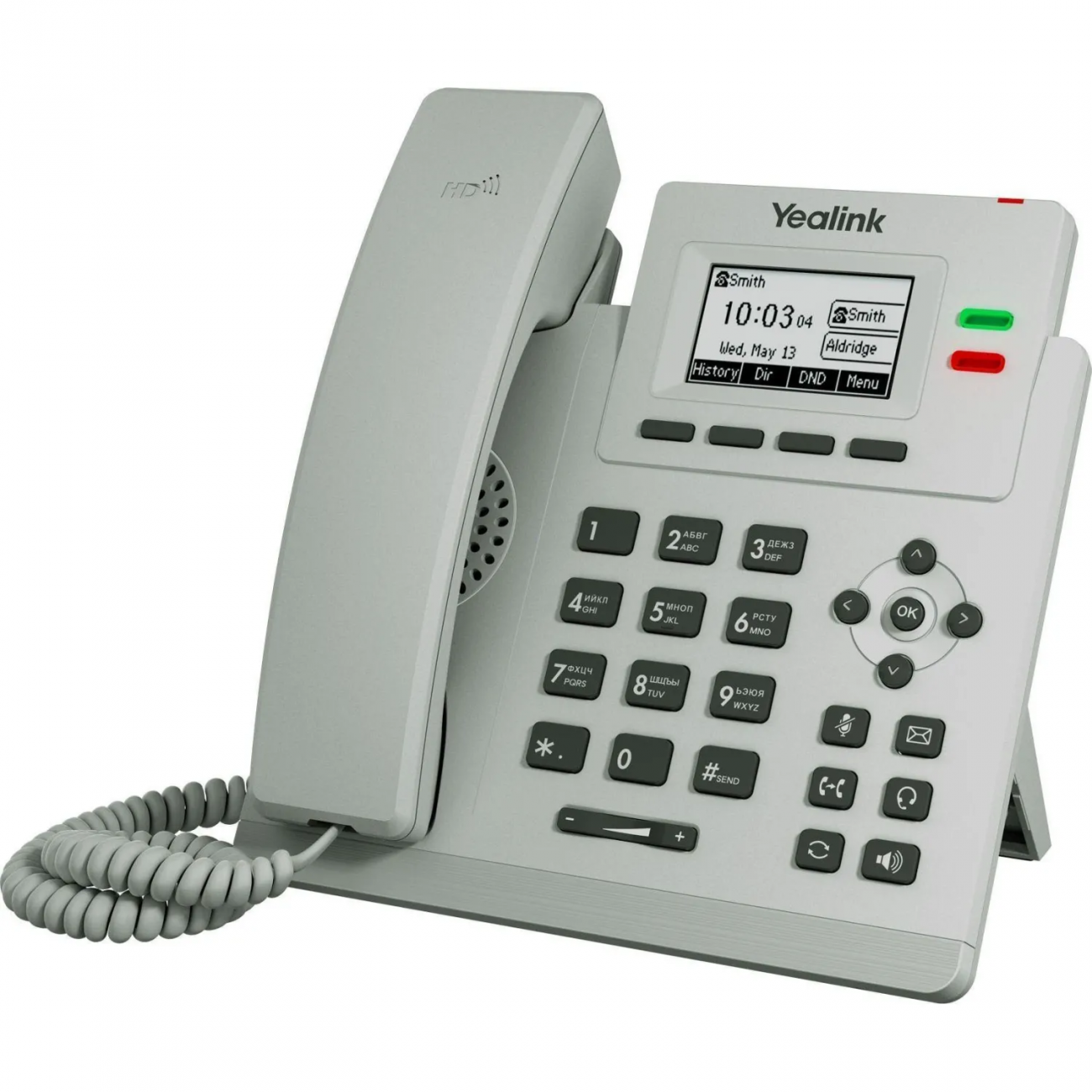 IP-телефон Yealink SIP-T31P Light Gray, цвет светло-серый, 2 аккаунта, PoE 2070425
