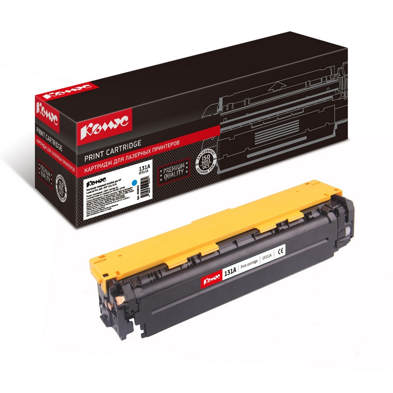 Картридж лазерный Комус 131A CF211A гол. для HP M276n/M276nw 855864