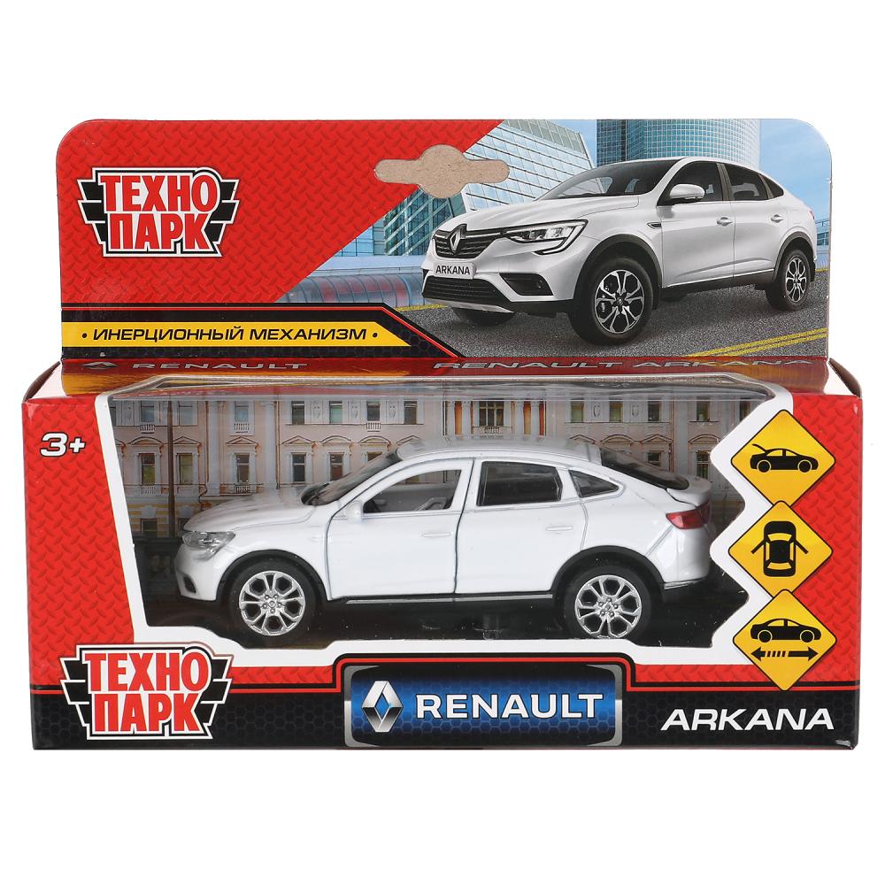 Машина металл Рено аркана, 12 см, белый Технопарк ARKANA-12-WH
