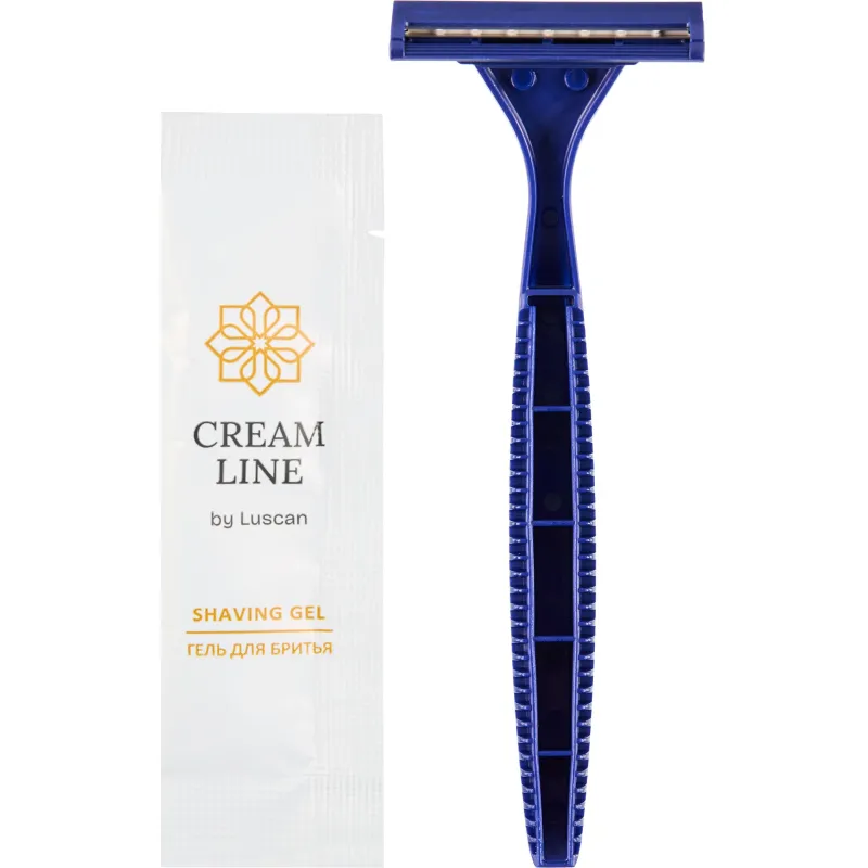 Набор бритвенный Luscan Cream Line флоупак,200шт 1921171