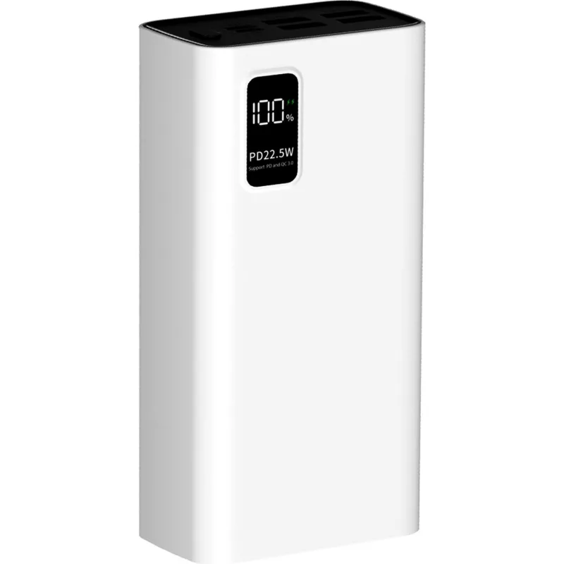 Внешний аккумулятор PERO PB07 30000 mAh,Li-Pol,output USB-C + 4USB-A,белый Pero  2154086 4673759570115