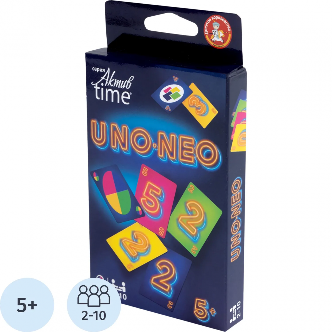 Игра настольная UNO-NEO Актив time, 05333 Десятое королевство 2429022