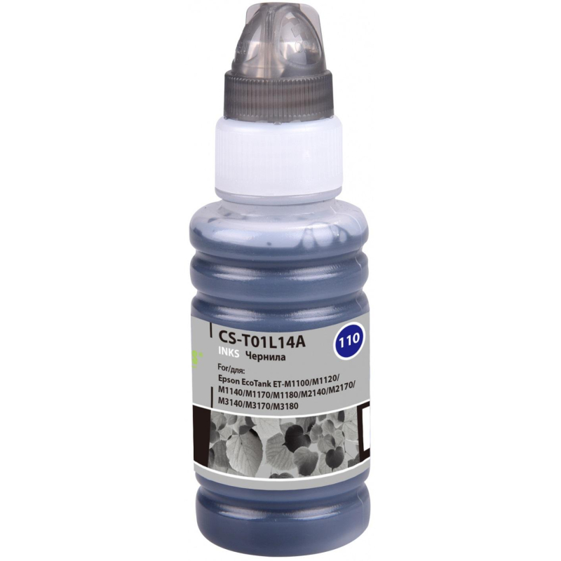 Чернила Cactus CS-T01L14A 110S BK чер. 70мл для Epson M1100/M1170/M2170 1895540