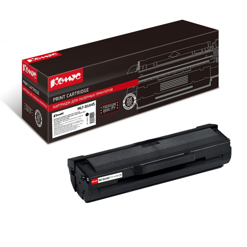 Картридж лазерный Комус MLT-D104S чер. для SamsungML1660/1665/1677 855851