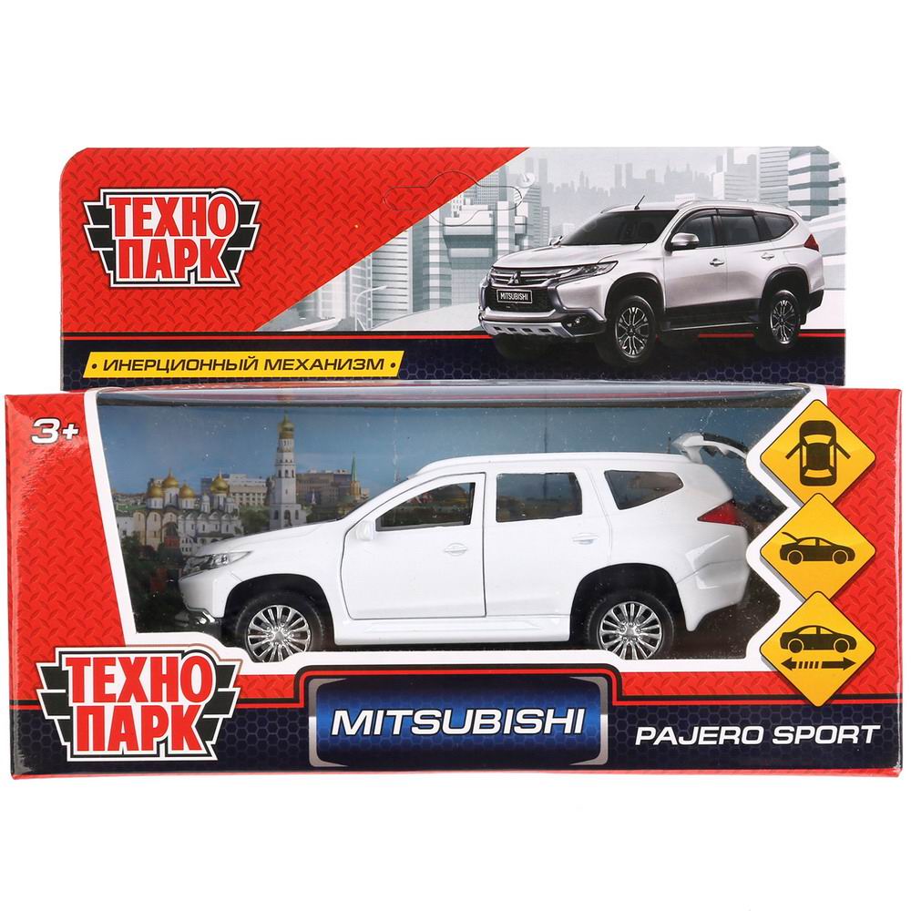 Машина Технопарк MITSUBISHI PAJERO SPORT 12 см PAJERO-S-WT