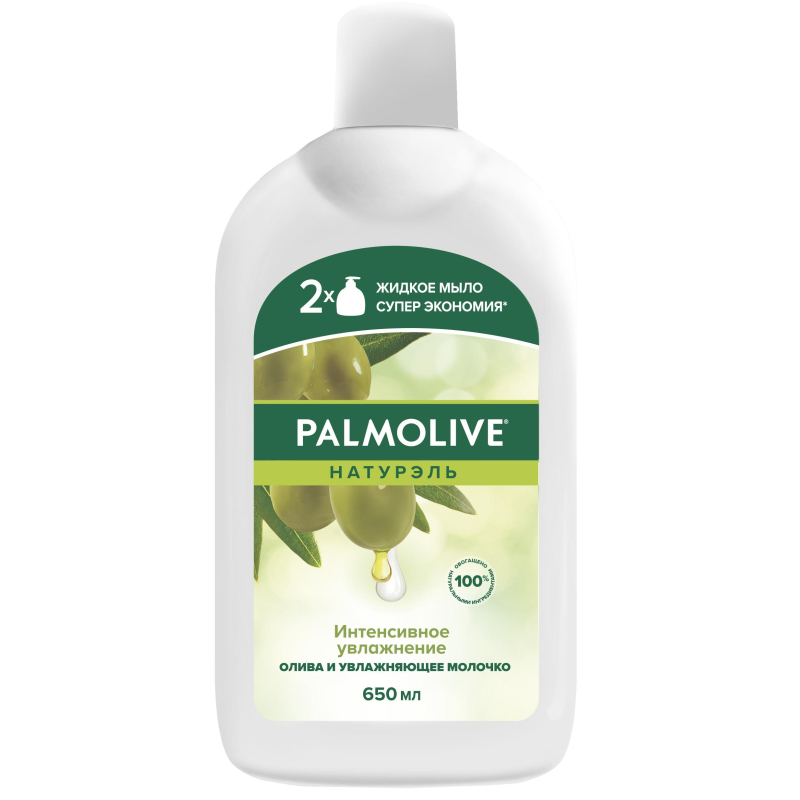 Мыло жидкое Palmolive Натурэль Интенсивное увлажнение запас. блок, 650мл 1706650