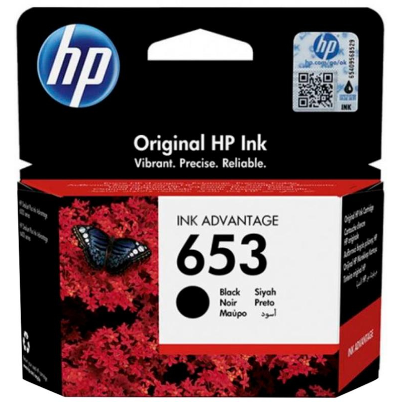 Картридж струйный HP 653 3YM75AE чер. для DeskJet Plus 6075/6475 1279073