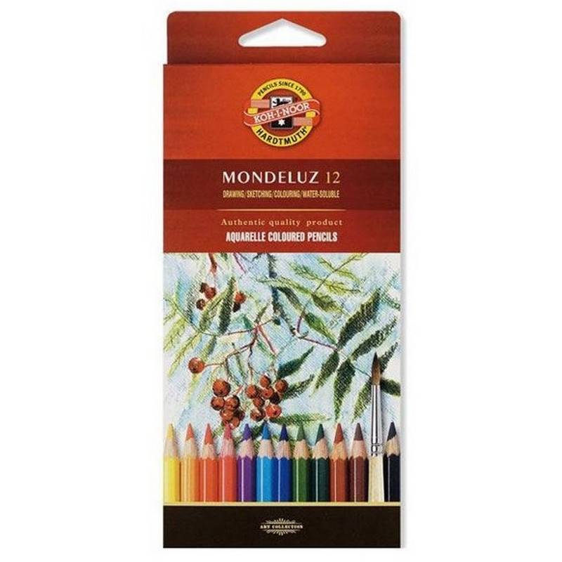 Карандаши акварельные Koh-I-Noor Mondeluz 12 цветов 3716/12 1203899