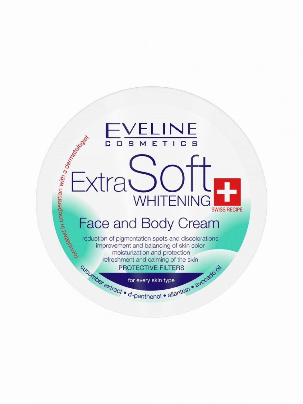 EVELINE Extra Soft Whitening Крем отбеливающий д/лица и тела 200мл 5907609329448