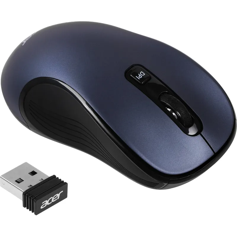 Мышь компьютерная Acer OMR306 черный/серый оптичес. 1600dpi/6but WLS USB 2012573 ZL.MCECC.021