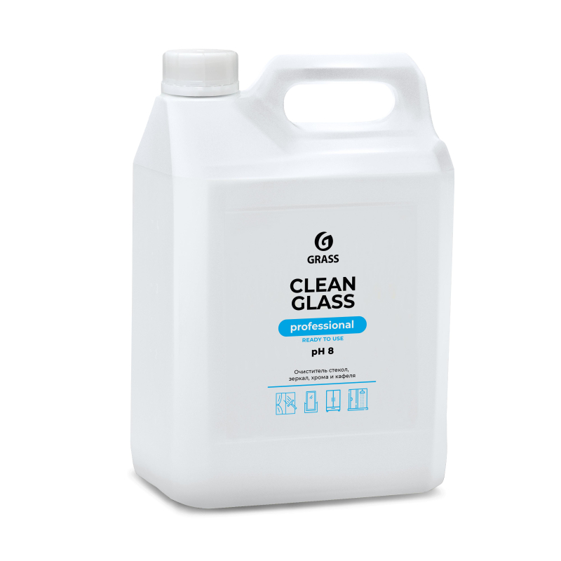 Профхим д/стекл-зеркал поверхн, универсал Grass/Clean Glass PROF, 5л 1540970 125572