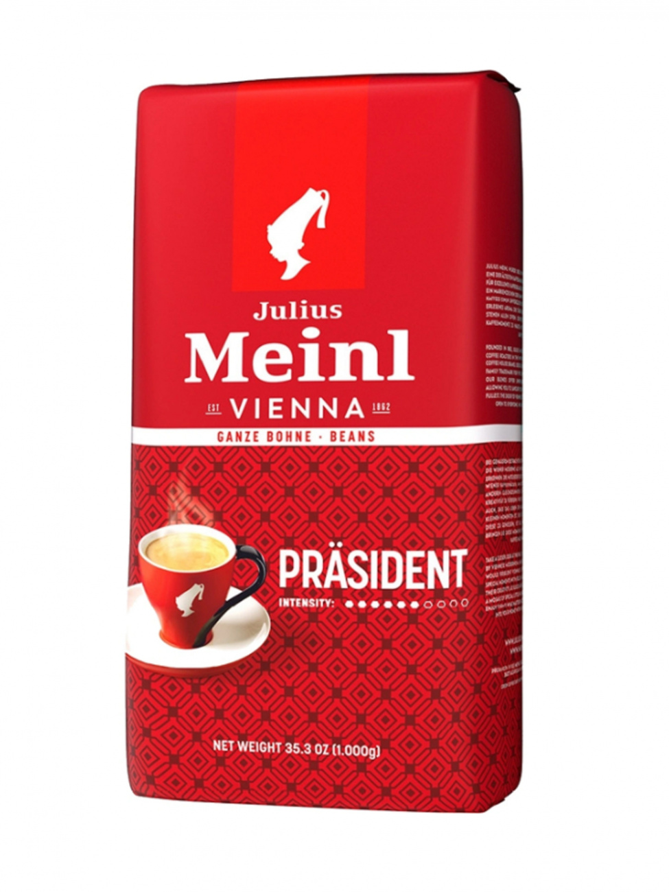 Кофе Julius Meinl Президент Классическая Коллекция в зернах, 1кг (89933) 959494