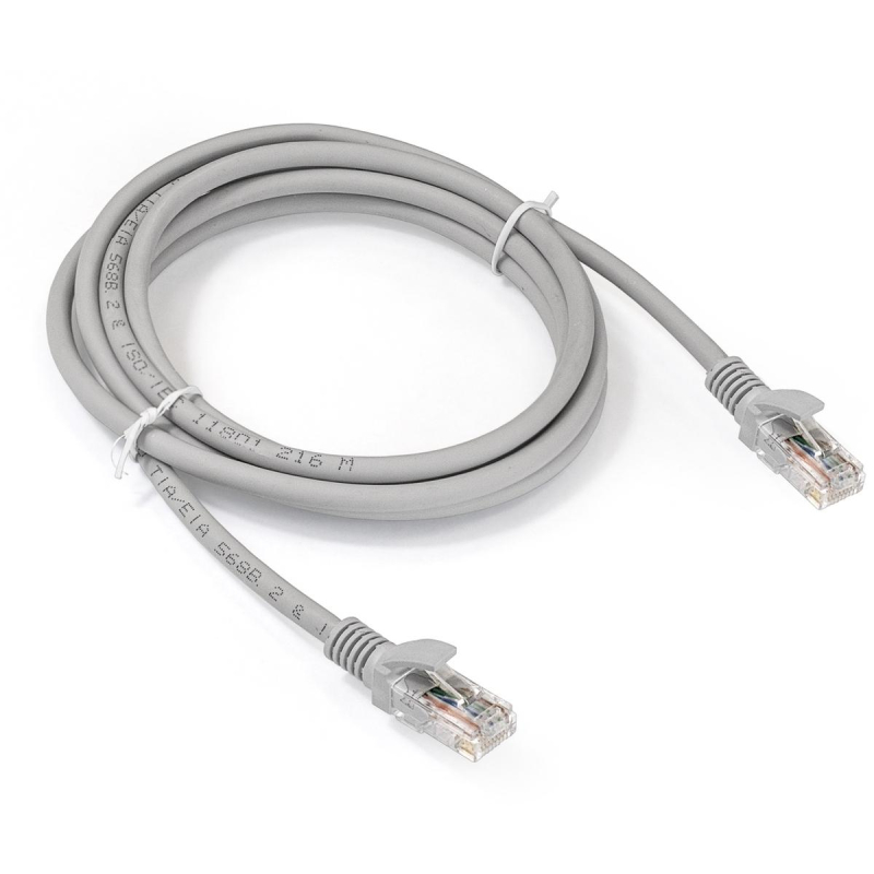 Патч-корд ExeGate UTP-RJ45-RJ45-5e-2M-LSZH-GY, cat.5e, 2м,сер <EX286383RUS 1469972