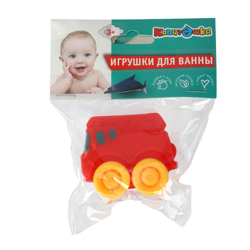 Игрушка для ванны машинка красная Играем Вместе 2006R010-R2