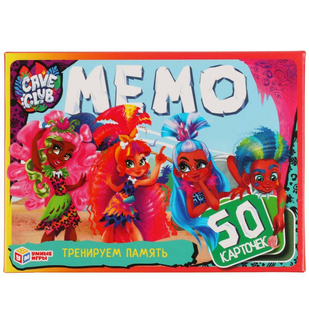 Карточная игра Мемо "Кейв Клаб (50 карточек) Умные игры 4630115527275