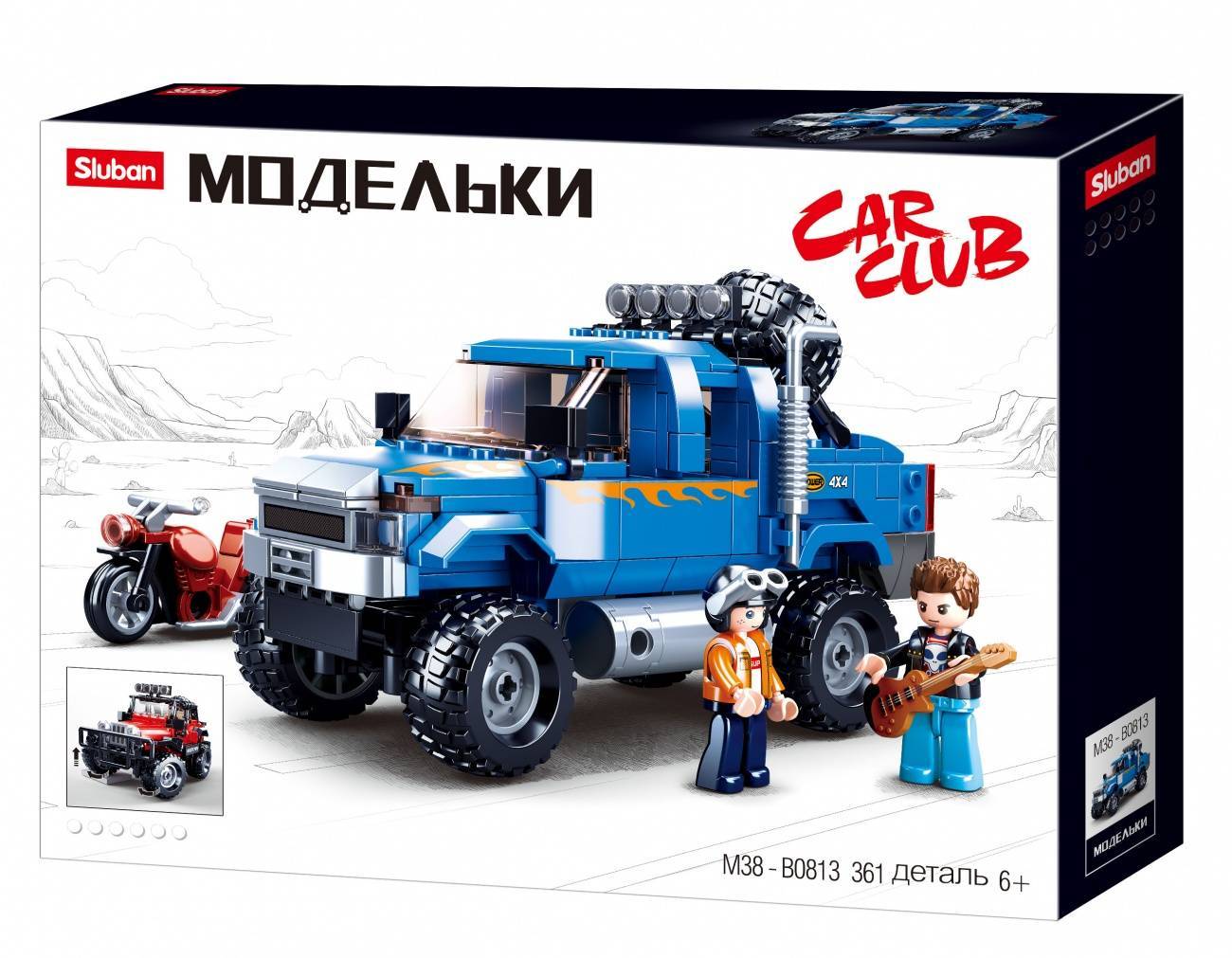 Конструктор "Внедорожник" 363 дет. Sluban M38-B0813
