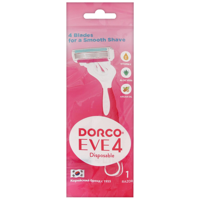 Бритва однораз. Dorco EVE4 жен 4лезв увл полос 1шт FR A200-1P 1546543