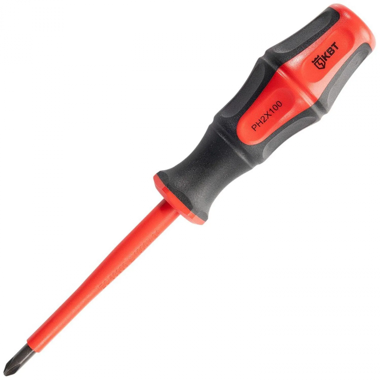 Отвертка диэлектрическая PH2x100 серия ПРОФИ (КВТ) 78612 2370666