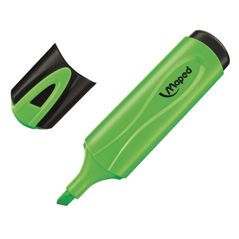 Маркер текстовыделитель Maped FLUO PEP S CLASSIC 1-5 мм зеленый 742533 1612921