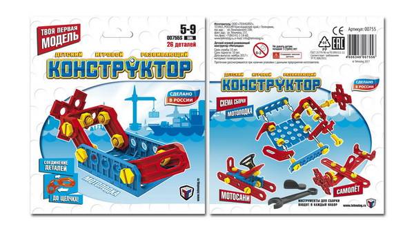 Конструктор "Собирайка" Мотолодка Технолог 00755
