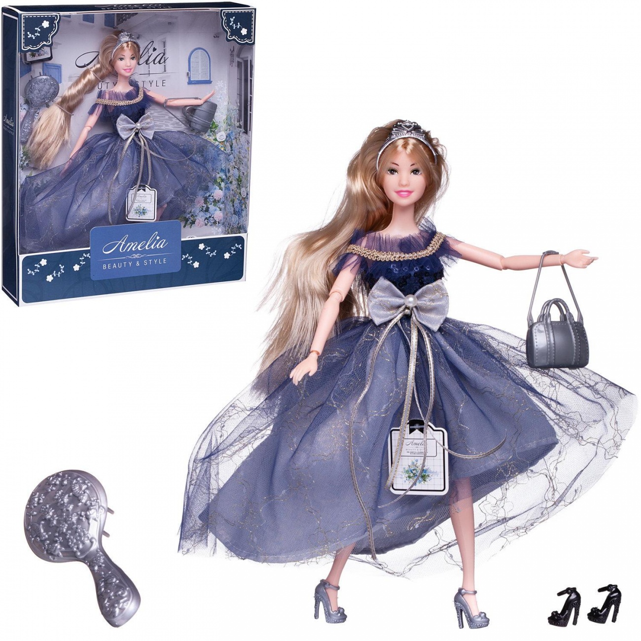 Кукла ABtoys Amelia. Вечерний раут (светлые волосы) 30см PT-01623