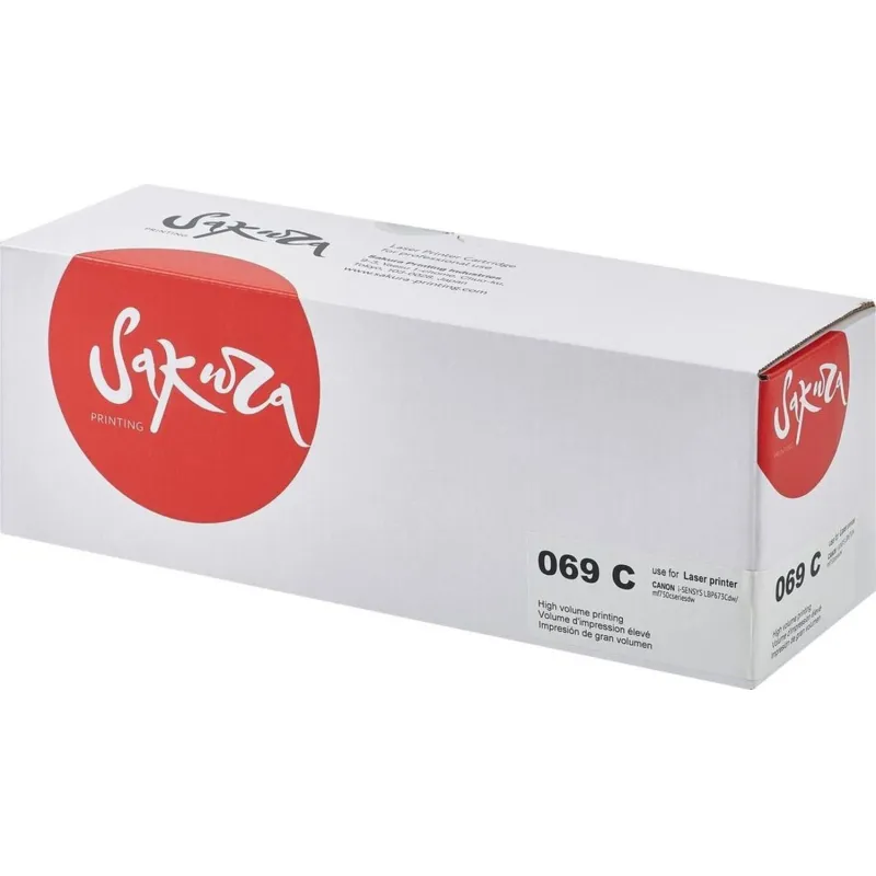 Картридж лазерный Sakura 069C гол. для Canon LBP673Cdw/MF752Cdw/MF754Cdw 2014977 SA069C