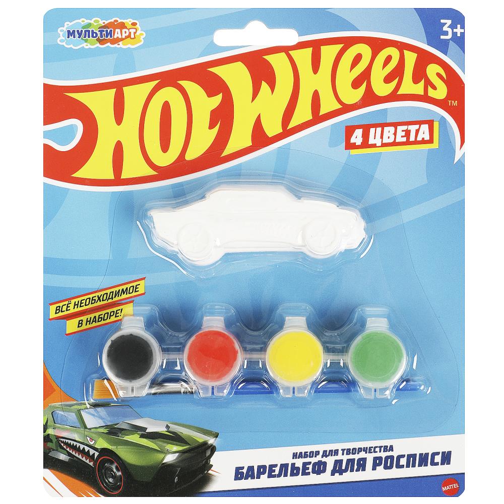 Барельеф для росписи Хот Вилс, 1 шт. в наборе МУЛЬТИ АРТ BA-HOTWHEELS2