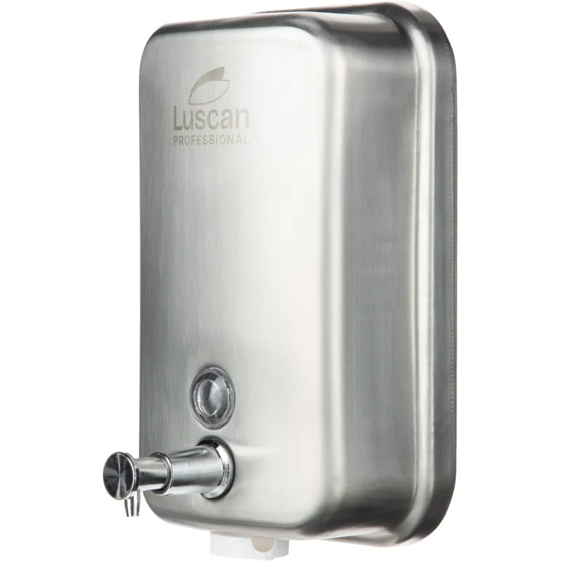 Дозатор для жидкого мыла Luscan Professional 1000 мл металл 1893191 M-1618-1000 brushed