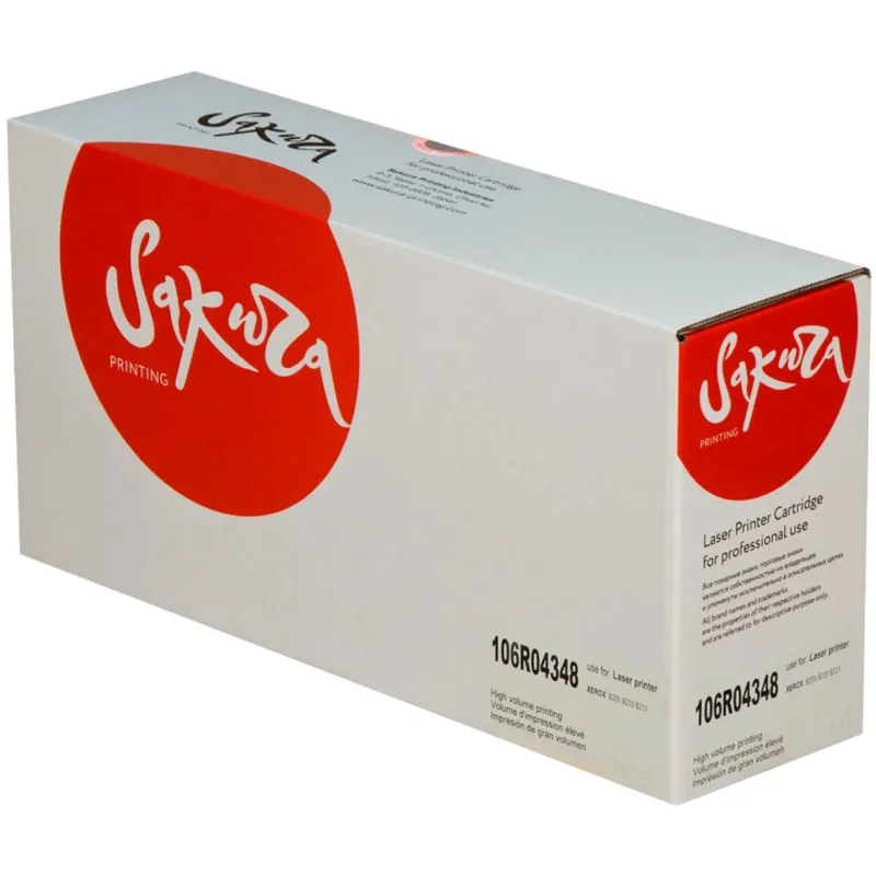 Картридж лазерный Sakura 106R04348 чер. для XEROX B205/B210/B215 1901866 SA106R04348