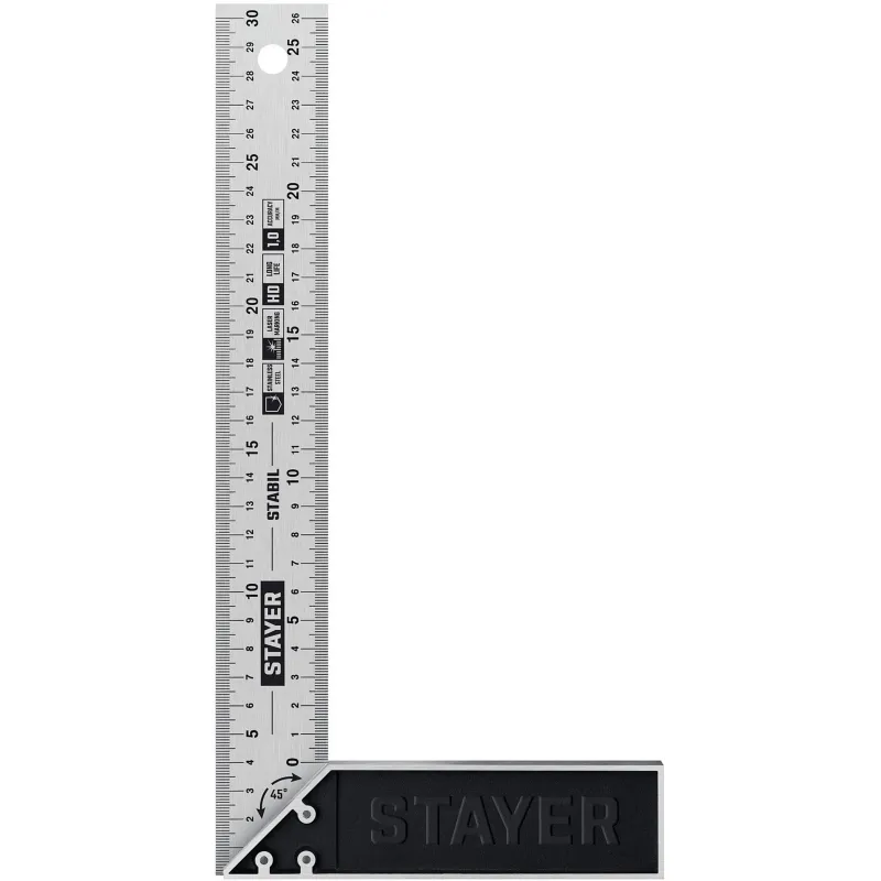 Угольник столярный, STAYER 300 мм, Professional (3431-30) 2092787 3431-30_z02
