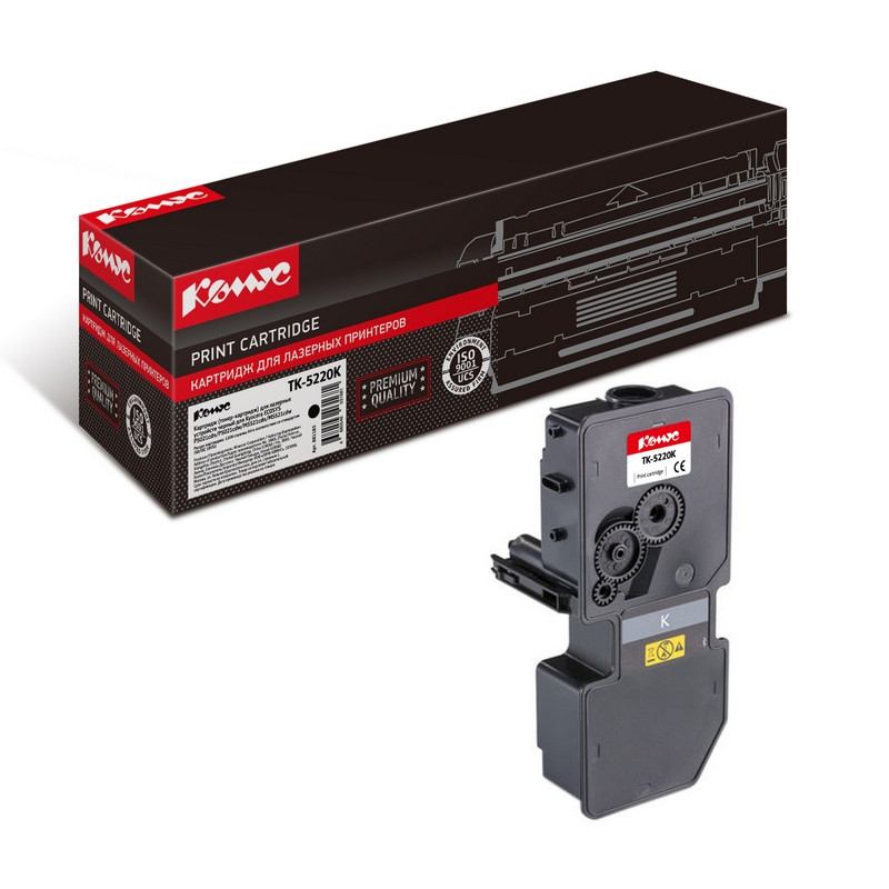 Тонер-картридж Комус TK-5220K чер. для Kyocera ECOSYS M5521 881183