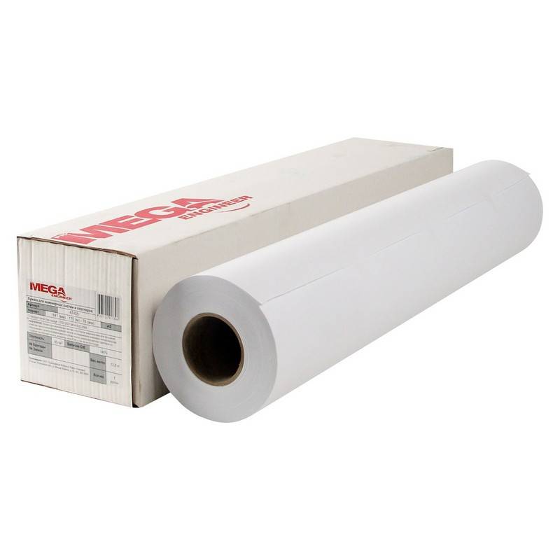 Бумага широкоформатная ProMEGA engineer InkJet 70г 841ммх175 76мм 703942