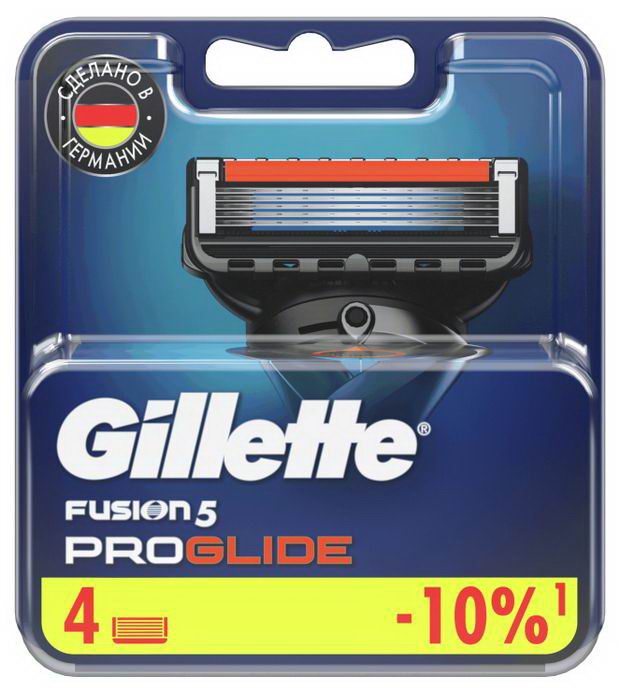 Кассеты Gillette Fusion ProGlide 4шт 7702018085514