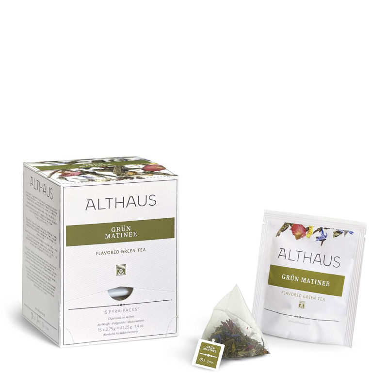 Чай Althaus Grun Matinee Pyra-Pack 15пак х 2,75г TALTHL-L00146 1371657